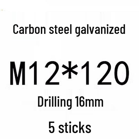 Extra Long Expansion Screws Set - Pull-Out Bolts M6/M8/M10/M12/M14/M16 in Various Sizes (200x250x300x400)