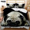 Cute Pet Dogs Bedding Set Lovely Puppy Golden Retriever Comforter Sets King Queen Twin Size Duvet Cover Set Bed Linen For Kids