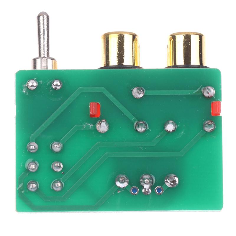 2-Ways Signal Switching Board 2 In 1Out Audio Source Switchboard Accessories