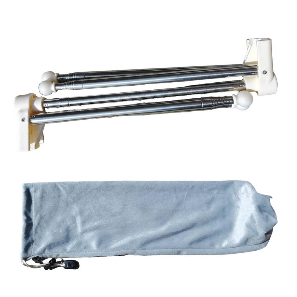 Space Saving Folding Clothes Rack Adjustable Angle Laundry Drying Rack Camping