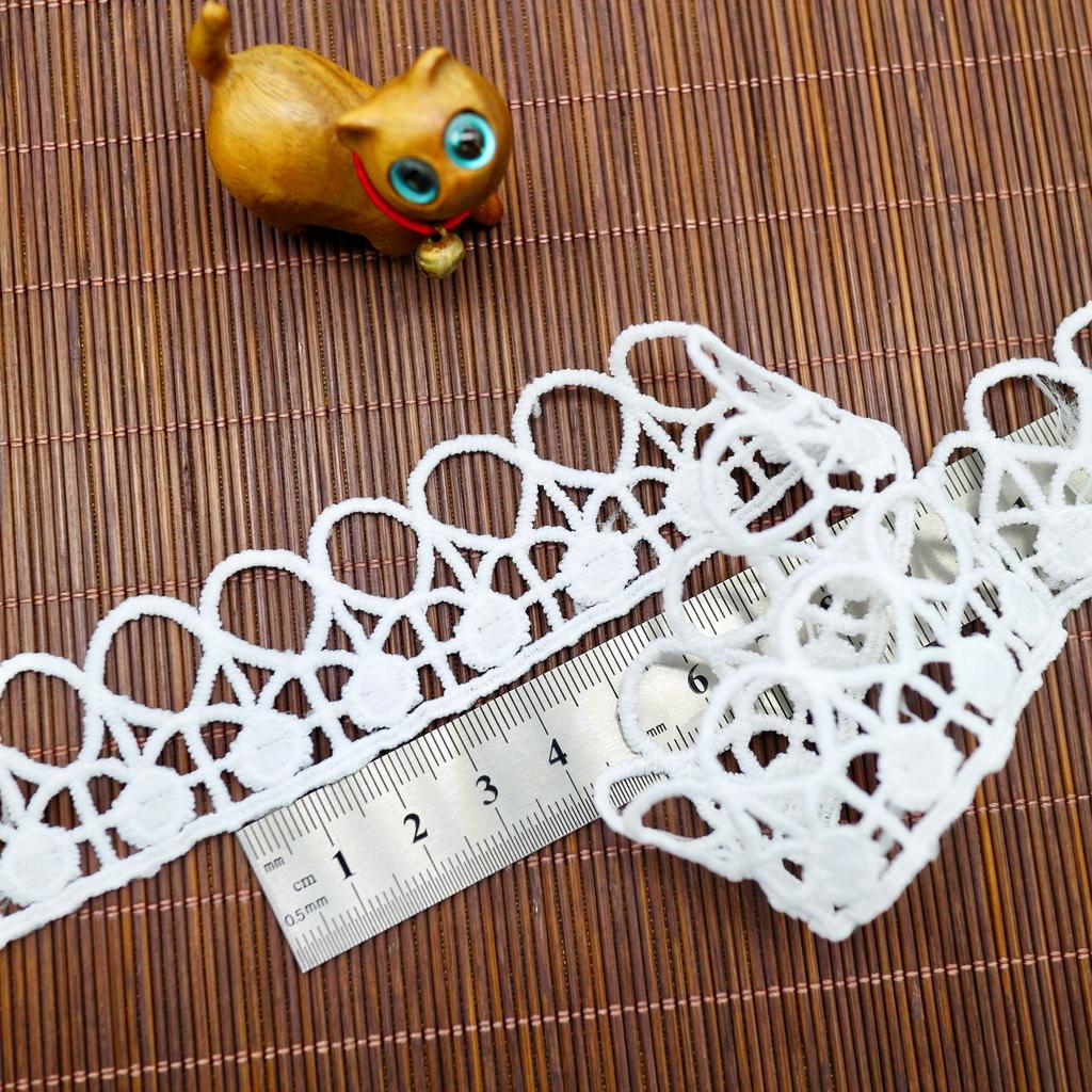 Water-Soluble Barcode Lace, Milk Silk Embroidered Lace, Clothing Accessories, Children'S Dress Lace