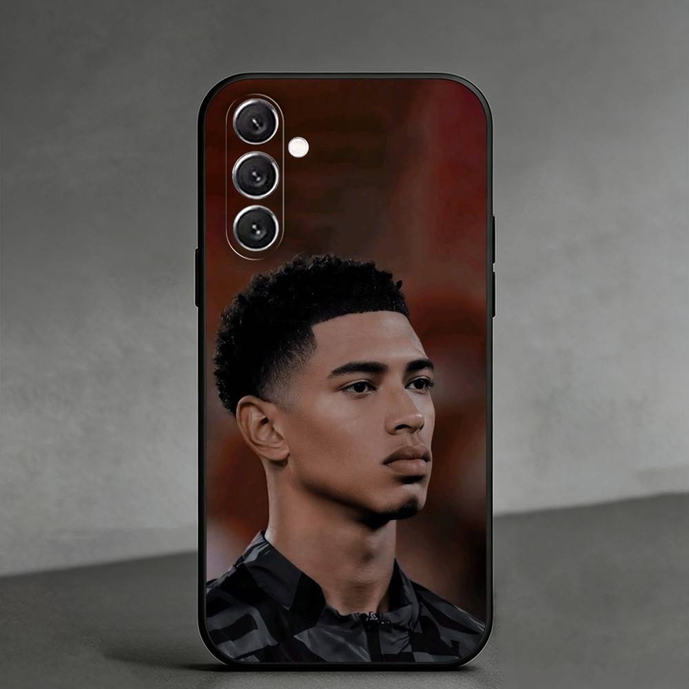 Custodia per telefono J-Jude Bellingham per Samsung Galaxy A91,80,73,72 ,71,53,52,32 ,31,22,21s,20, Custodia morbida nera