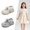 Girls Sport Sandals Kids Soft Sole Breathable Princess Style Round Toe With Closure