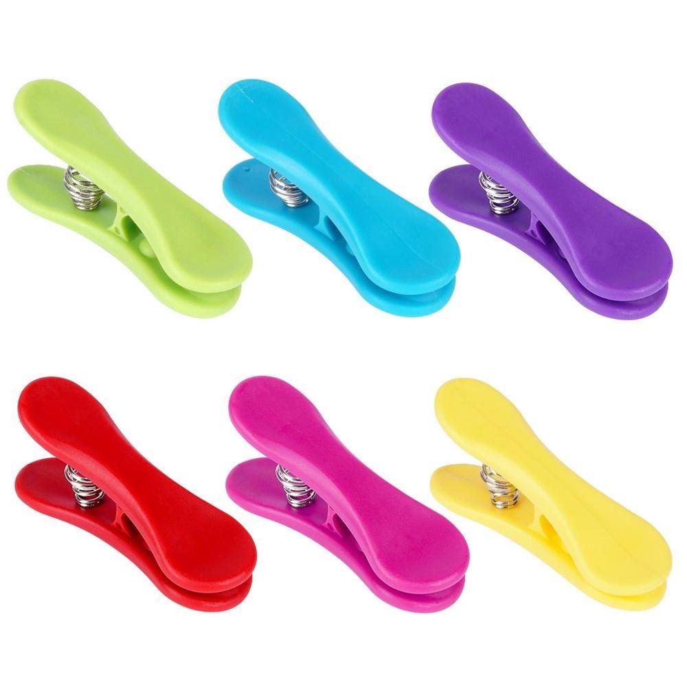 Plastic Bag Sealing Clips 6.5 Cm - Set of 6