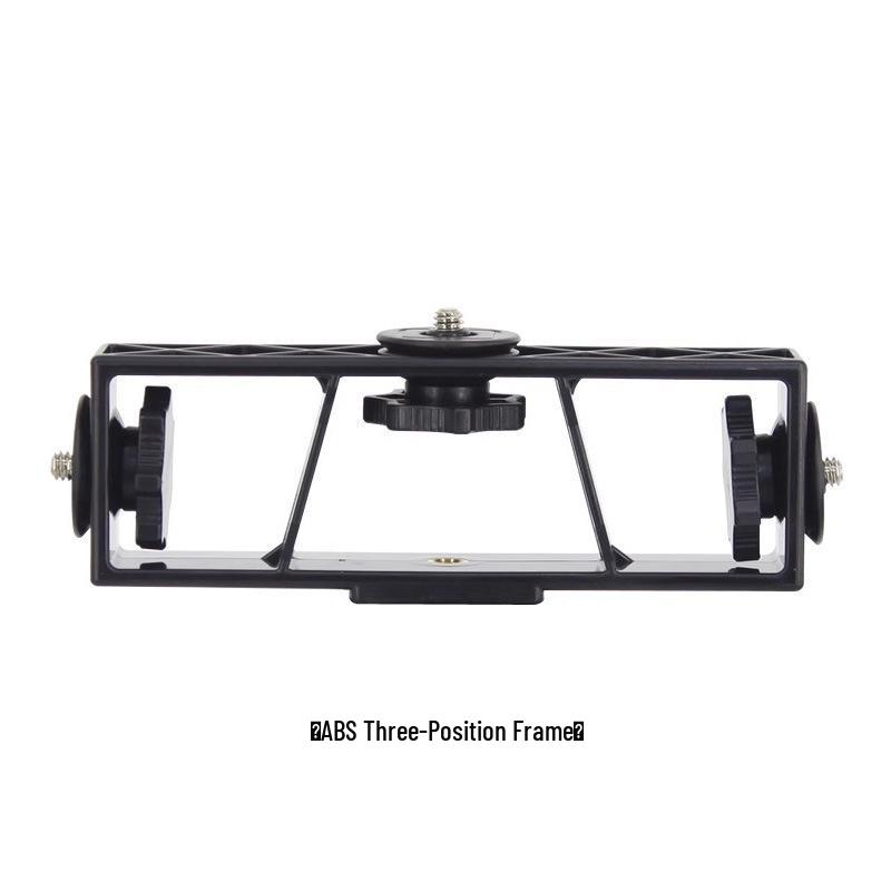

Photography Light Stand Accessories: Three-Position Phone Clip and Holder for Live Streaming.
