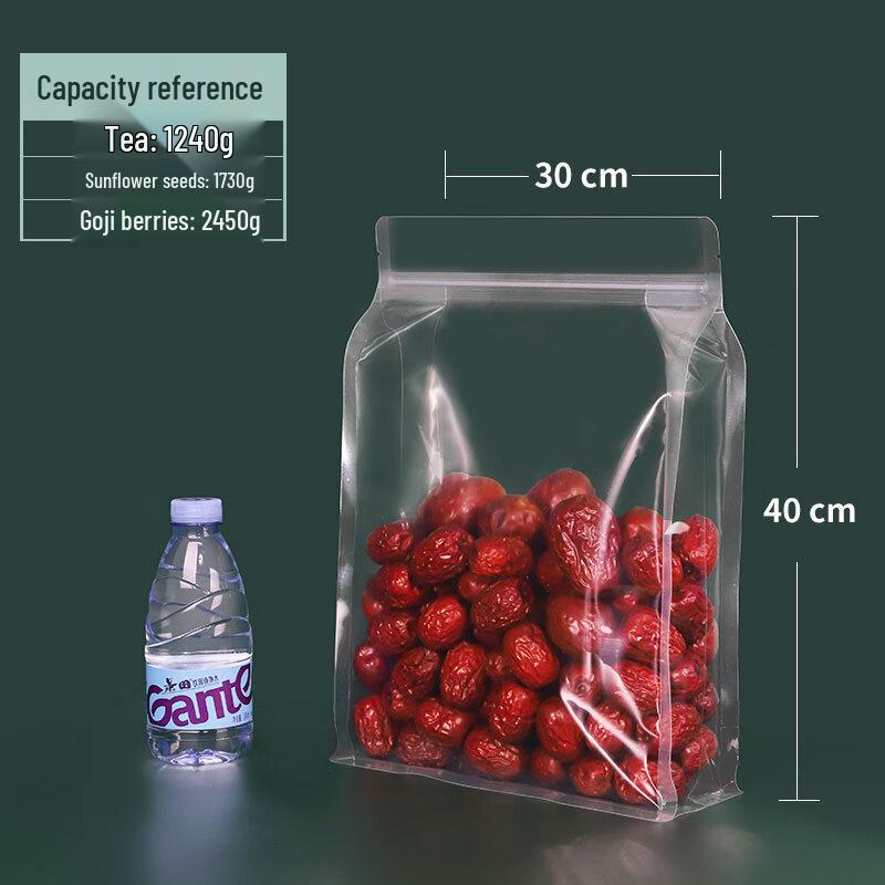 Transparent Eight-Side Seal Stand-up Pouch