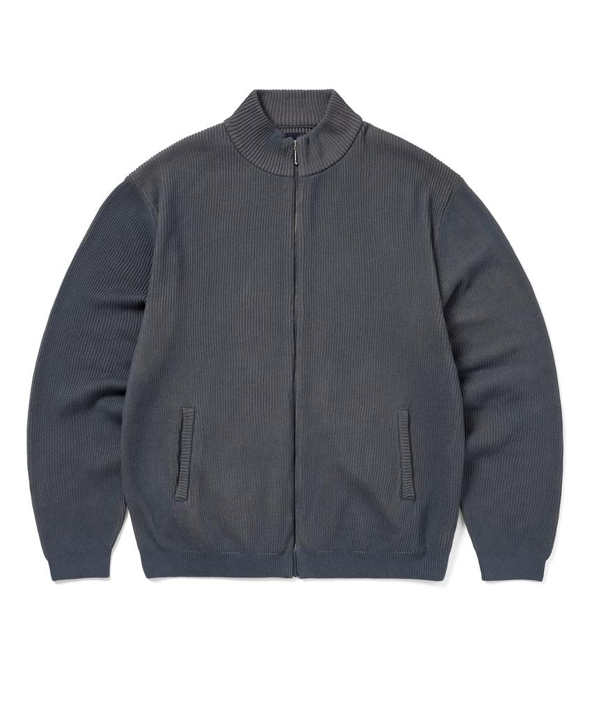 Thisisneverthat Full Zip Cardigan Slate