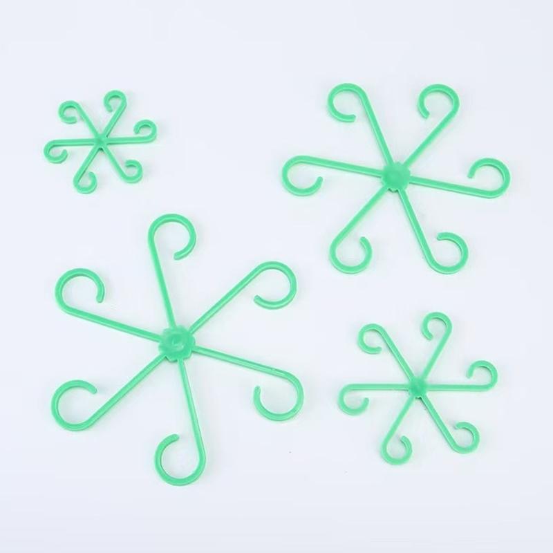 

4 шт. Многоразовые каркасы для стеблей растений, садовые инструменты, без колышков, шпалера, поддержка стеблей растений, фиксатор стеблей и ветвей