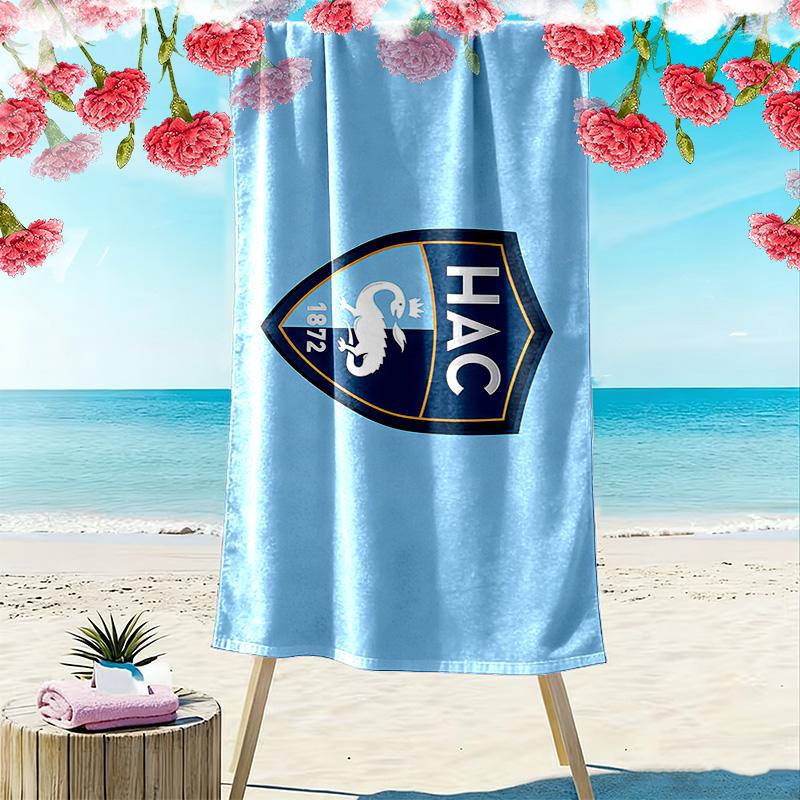 Le Havre Athletic Club Print Beach Towel, Large Soft Quick Dry Towel for Beach Camping Swimming