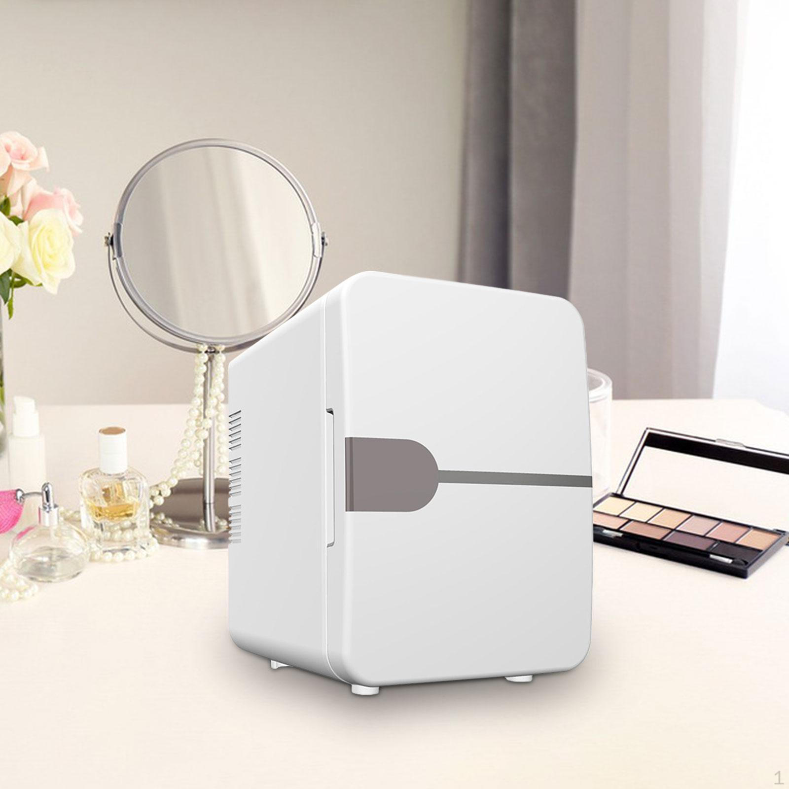 

Мини-холодильник, 4 л, многоцелевой для пищевых продуктов, личный для автомобиля, дома, комнаты в общежитии, серый белый