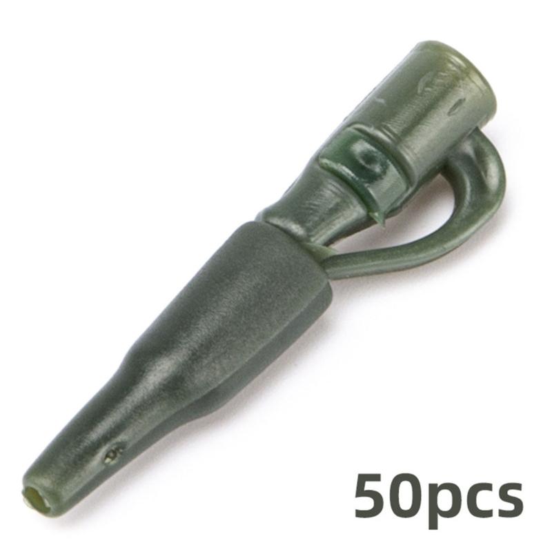 Line Clip Accessory Set for Bottom Fishing Tackle, Fishing Swivels Connector with Tail Sleeve and Retaining Pin for Routine Use
