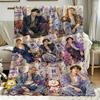 Male Idol Group Portrait Blanket Blanket Suitable For All Seasons Bedroom Sheet Outdoor Plush Blanket