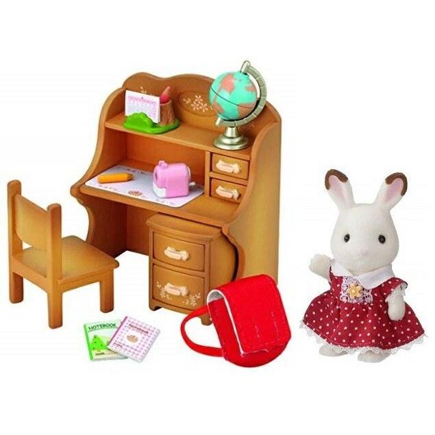 Sylvanian Families DF-10 Chocolate Rabbit GirlFurniture Set
