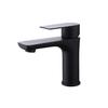 Modern Single-Hole Basin Tap Cold and Hot Water Mixer Faucet with Ceramic Valve Core for Bathroom Bathtub and Sink