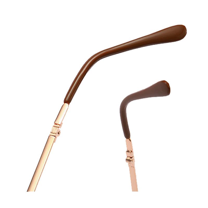 Fashion Portable Folding Reading Glasses Men Women Oval Metal Frame Presbyopic Magnifying Glasses Male Female Eyewear with Case