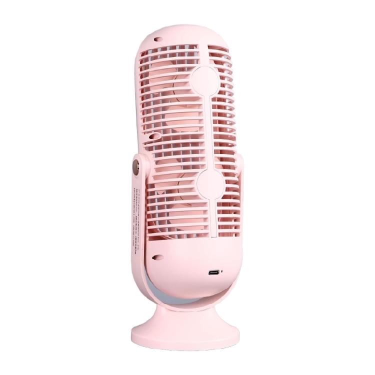 Table Small Cooling Fan Portable Desktop Tower Fan for Home Office Bedroom 5 Speed Adjustable Brushless Fan USB Powered