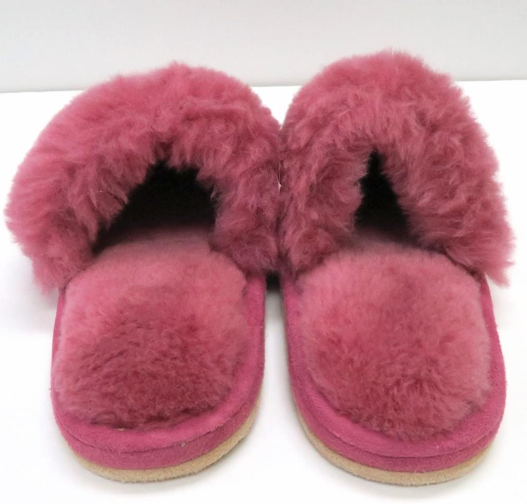 FURFURMOUTON Waschbare nordische Naturwolle Schaffell Hergestellt aus natürlicher australischer Merino Warme Zimmer E800 Hausschuhe, Hausschuhe, 100% Wolle, Unisex, Schuhe,