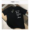 Summer Fashion Heavyweight Retro Men's Wear Small Eyes 100% Cotton Printed Round Neck High Quality Casual Fitness Street T-shirt