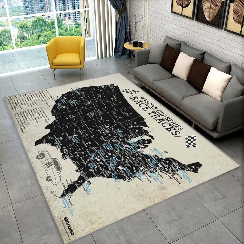 27 Style Sports City Event Map Racing Track Carpet Rug for Home Living Room Bedroom Sofa Doormat Decor,kids Non-slip Floor Mat