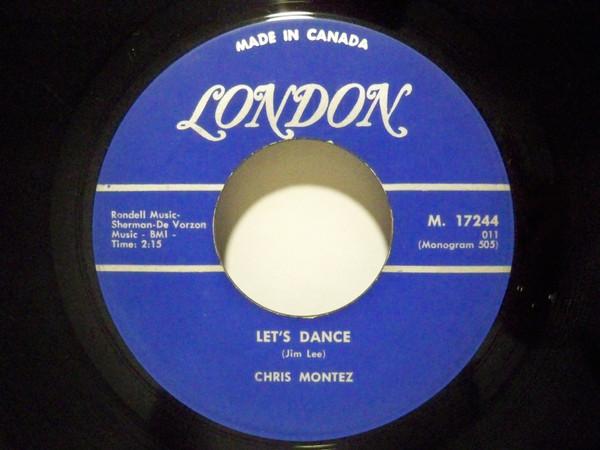 

7inch Record CHRIS MONTEZ - Let s Dance M17244 London Records 1962 Canada Rock Used