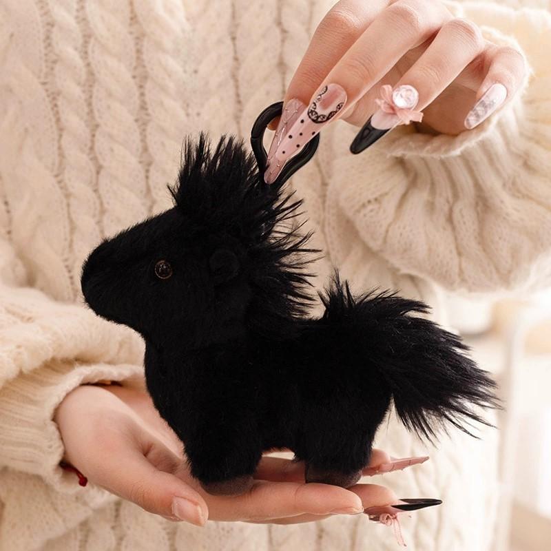 Plush Horse Keychain With Pp Cotton Filling For Kids And Gift Giving