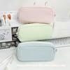 Astuccio Minimalista Grande Capacità Monocolore Borsa Morbida per Cancelleria per Bambini Materiale Scolastico Regalo di Compleanno