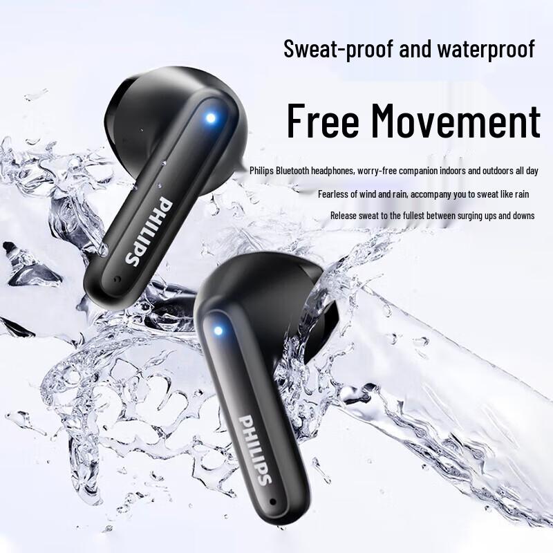 Philips TAT1199 True Wireless Half-In-Ear Bluetooth Earbuds