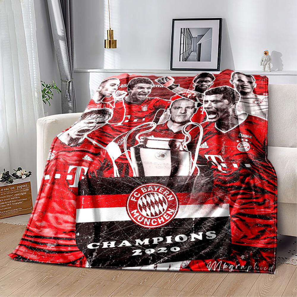 Bayern Munich Blanket Comfortable Suitable for Couch Livingroom Office for All Seasons Modern Suitable for Gifting Relatives and Friends