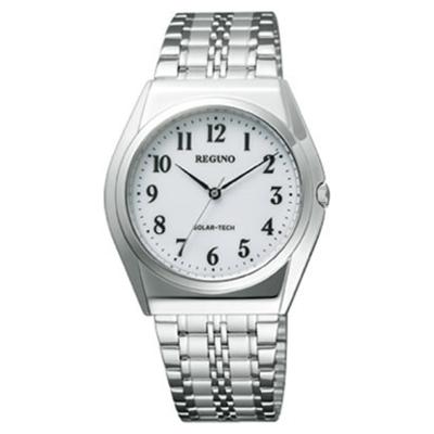 Men's RS25-0043C ( Watch REGUNO Men's) Round Watch Silver Stainless Analog
