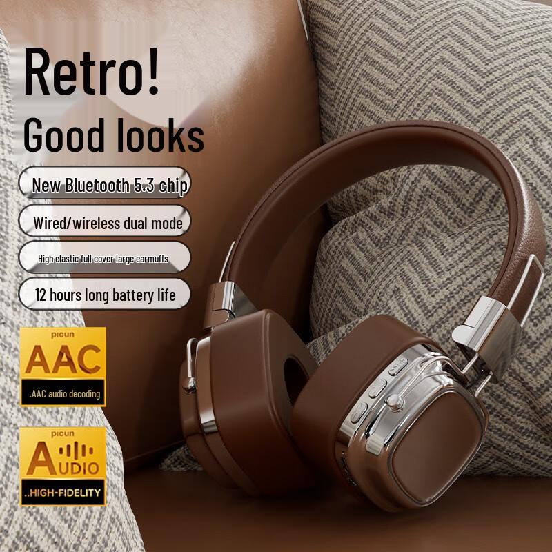 OIMG Retro Wireless Over-Ear Headphones