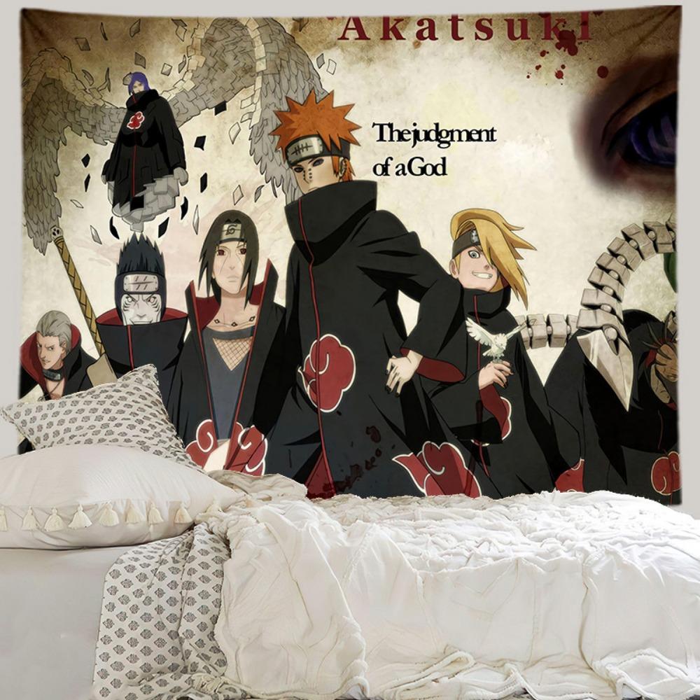 Anime Background Cloth Bedroom Decoration Cloth Living Room Hanging Cloth Printed Wall Cloth Hanging Blanket