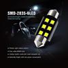 AUXLIGHT 6418 6411 DE3425 C5W DE3423 36MM 1.42”Festoon Canbus Error Free LED Interior Light Bulbs 6000K Xenon White, Super Bright 6SMD Chips for