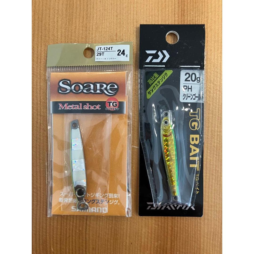 Used Shimano Soare Daiwa TG BAIT Metal Jig 20g 24g
