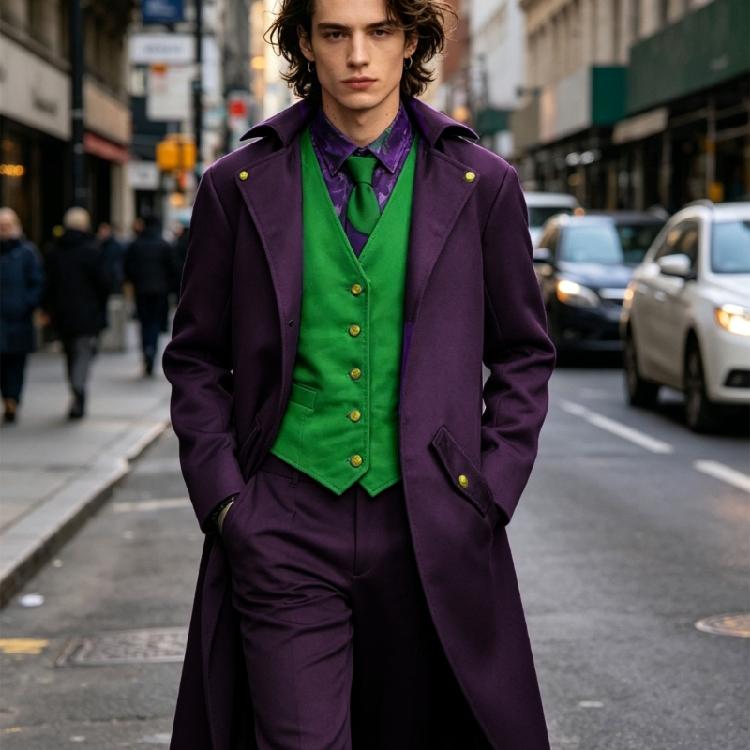 Mens Formal Tailcoat Costume Coat Medieval Long Dress Jacket for Halloween Cosplay Party Photo Wear and Theater Use Looks