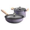 Ensemble de casseroles violettes Aibofei