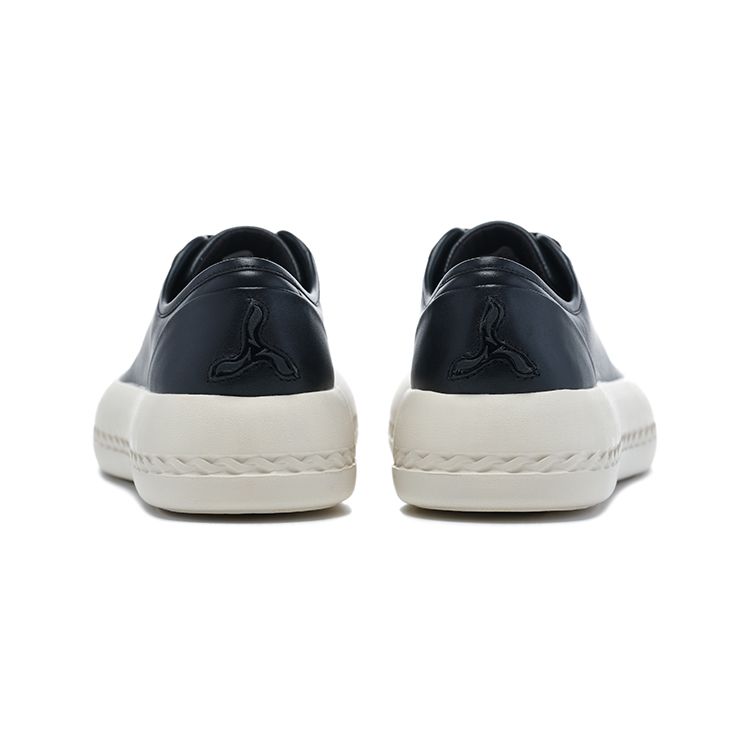 Li-Ning 1990 Mysterious Chain Thick Sole Height Increasing Casual Non-Slip Wear-Resistant Low-Top Skate Shoes Women Sneaker Black ALHT038-2