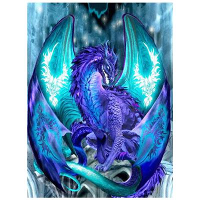 Full 5D Diy Diamond Painting Cartoon Dragon Embroidery Cross Stitch Home Decor Handmade Gift