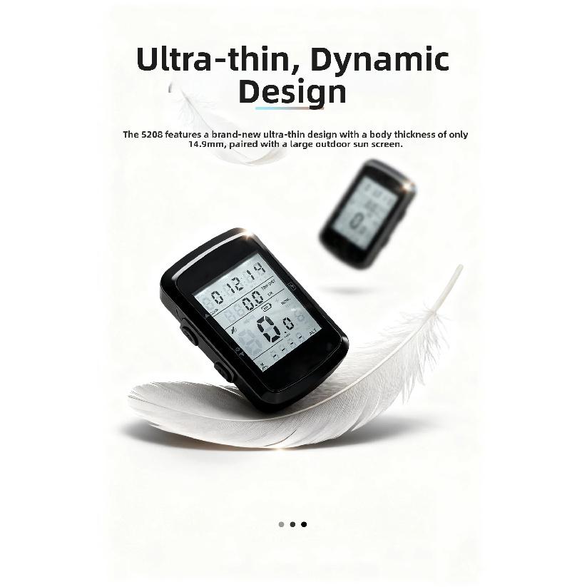 OFFBONDAGE Bicycle Computer Wireless GPS Bike Speedometer MTB Road Bike Cycling Odometer USB Rechargeable Digital Stopwatch