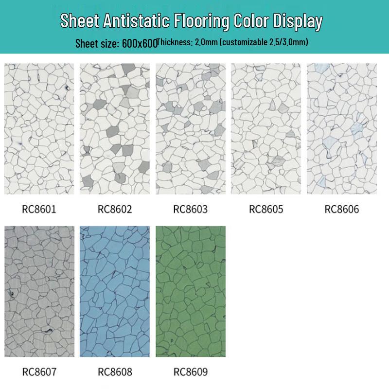 Rongcai 600x600mm Anti-static PVC Floor Tile