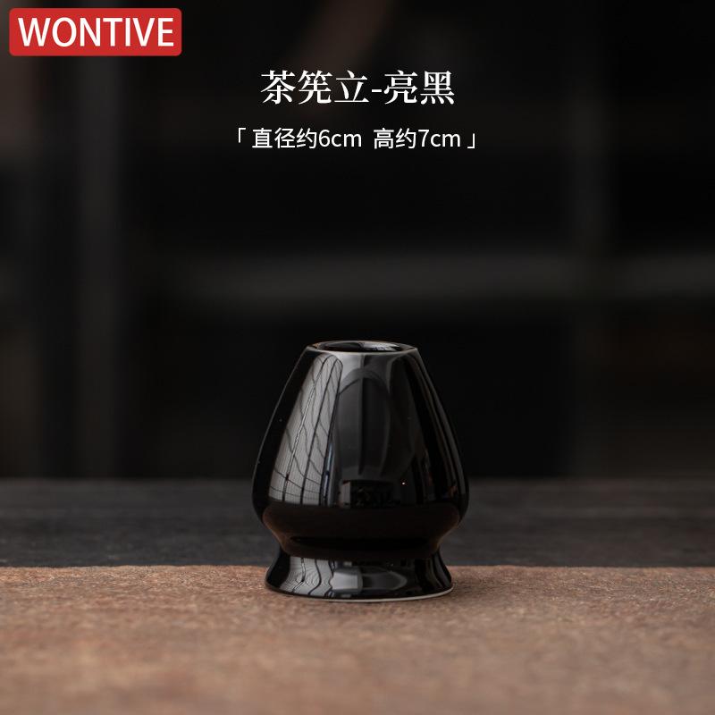 Japanese Matcha Whisk Stand Ceramic Holder for Bamboo Matcha Chasen Tea Spoon Whisk Holder Matcha Tools Tea Ceremony Accessories