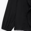 2025 Spring/Summer Women's Slim Fit V-Neck Shirt with Layered Decoration