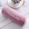 Soft Absorbent Daisy Embroidery Bath Towel with Lettered Edge - For Daily Home Use and Face Washing