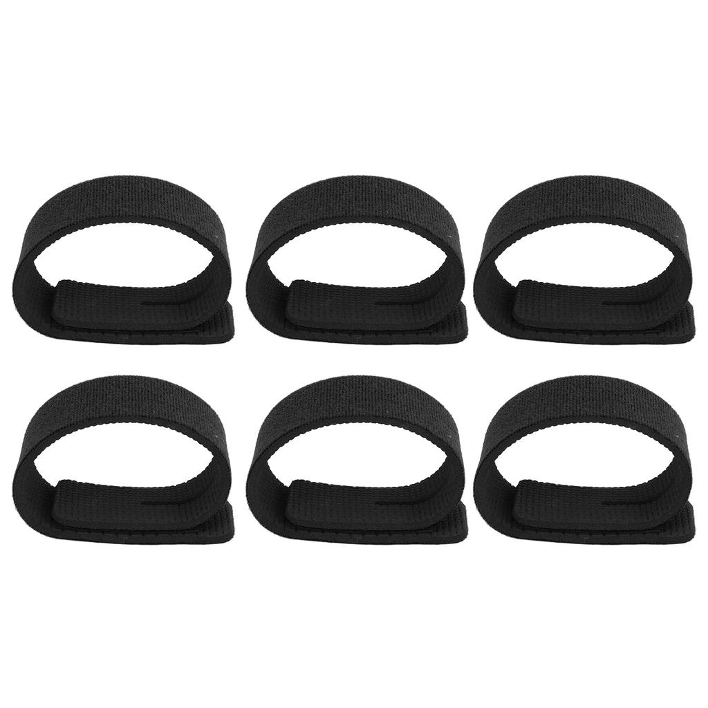 10 Stück Angelruten-Gürtelbinder Dehnbare Riemen Angelzubehör Binder Kabel Baitcasting Spinnrute Fliegenrute