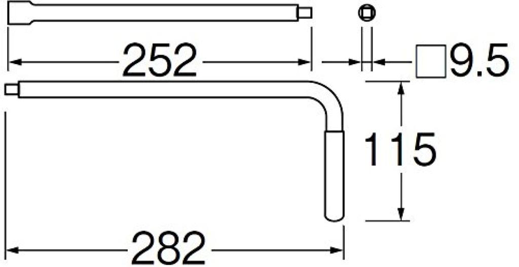 SANEI Firma Sanei Wasserhahn Wasserhahn vertikaler Wasserhahn Anziehwerkzeug kompatibel mit 14 Größen Muttern R3510S (früherer Name Seisakusho) Werkzeug, Satz, Mehrfachausführung,