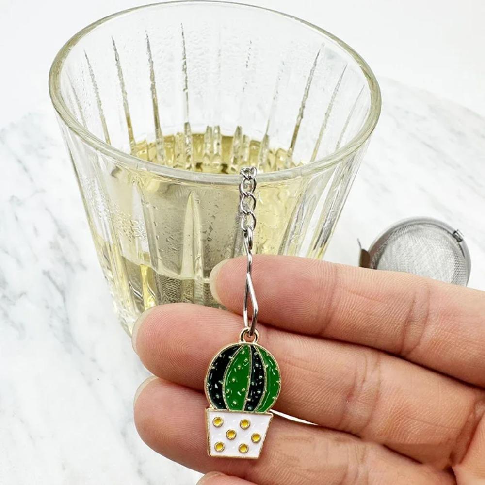 2PCS Fine Mesh Butterfly Bee Chain Tea Infuser Stainless Steel Tea Strainer Tea Filter Ball  Cooking