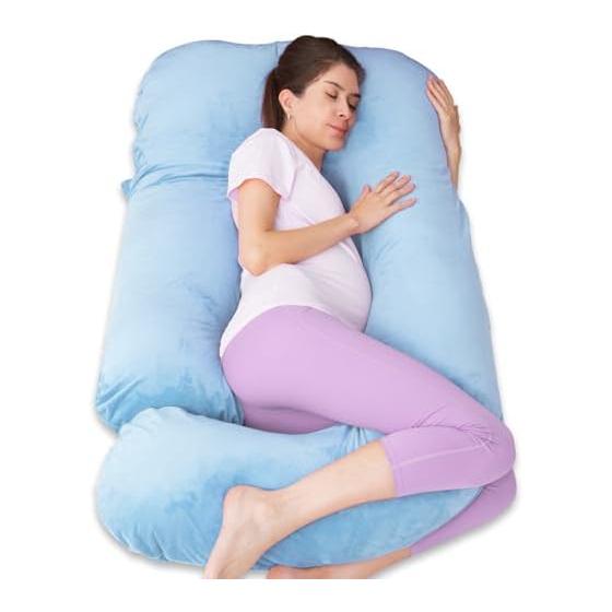 Awesling Body Pillow for Pregnant Women, U-shaped, Full Body Pillow, Nursing Cushion, Pregnancy Body Pillow, Maternity Body Pillow, Pillow for