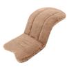 Winter Stroller Seat Cushion, Thick, for Stroller Car Seats and Baby Chairs, with Backrest, Warm, Fluffy, Faux Fur Fabric, Washable, Solid Color, for