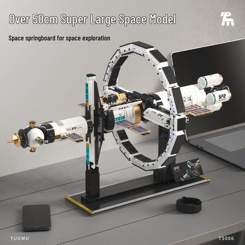 Solar System Space Station Building Blocks - High Difficulty Educational Model Toy Gift+