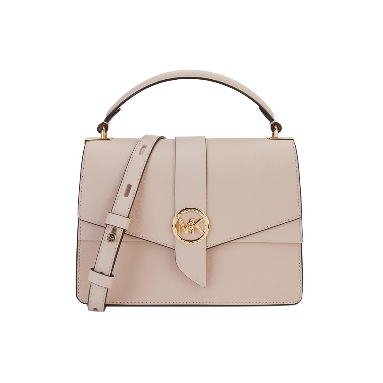 

New MICHAEL KORS Greenwich Leather Shoulder Bag, Crossbody Bag, Handbag Regular Women s Pink 30H1GGRS2L-SOFT-PINK 25.4*8.9*18.0CM