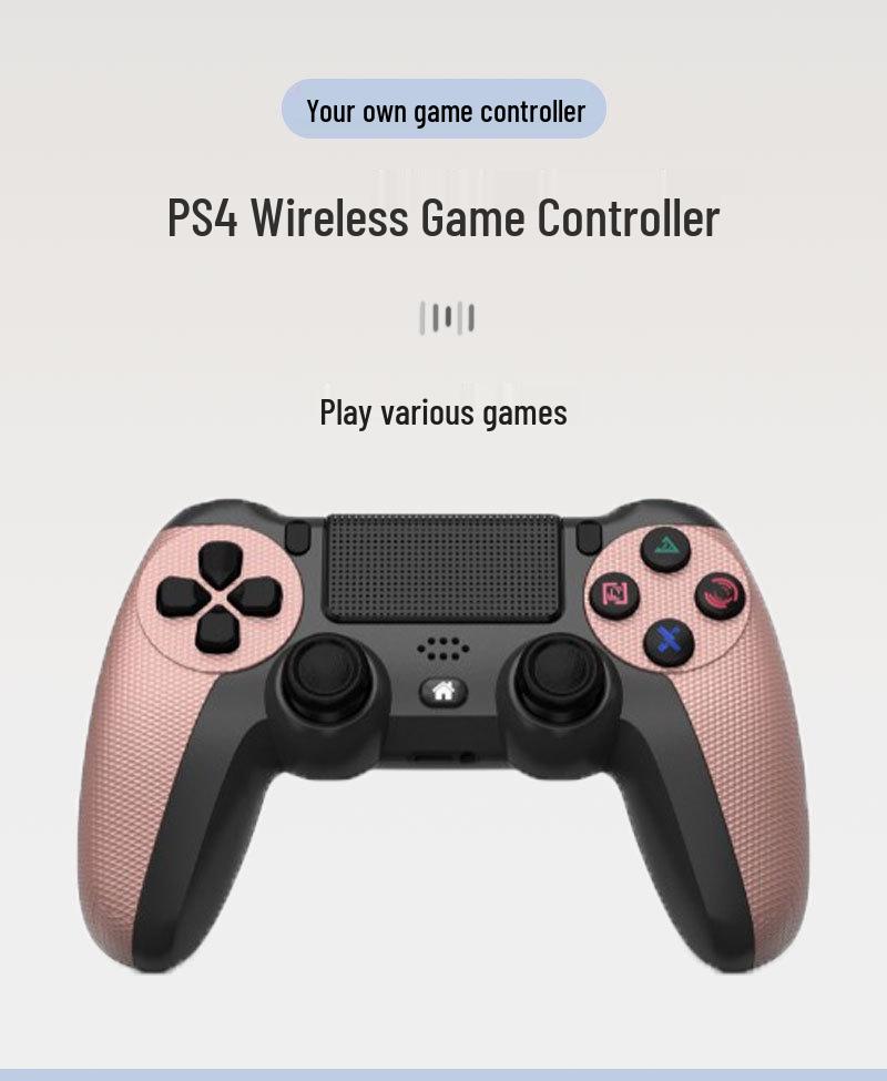 PS4 Wireless Game Controller: Steam Vibration, PC Motion Sensing, Bluetooth Connectivity